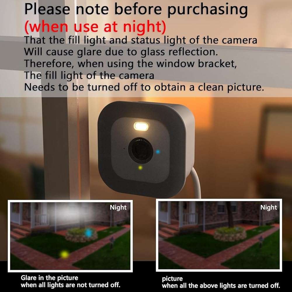 Window Mount for Blink Mini/Blink Mini 2K+ Camera, Adhesive Camera Holder Through Glass Use Blink Camera - Image 2