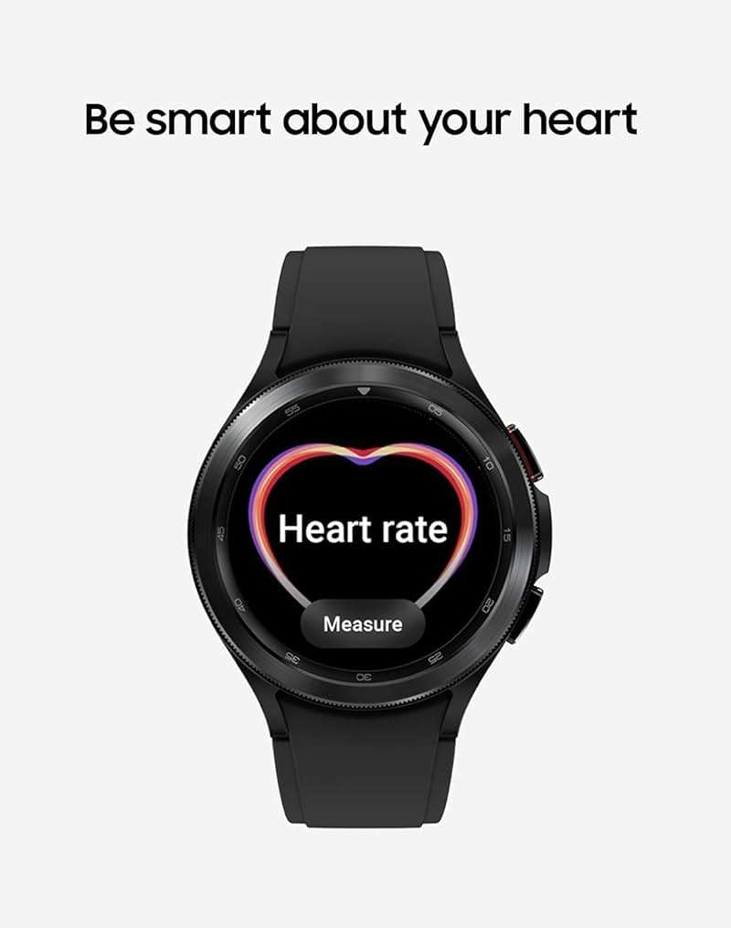 Samsung Electronics Galaxy Watch 4 Classic 46mm Smartwatch with ECG Monitor Tracker for Health Fitness Running Sleep Cycles GPS Fall Detection Bluetooth US Version, Black (Renewed) - Image 4
