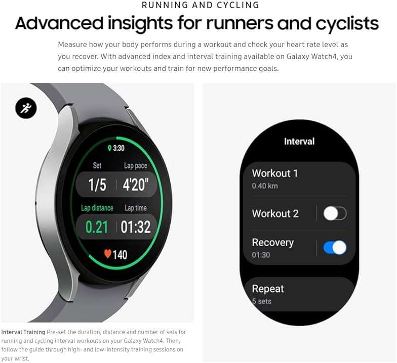 Samsung Electronics Galaxy Watch 4 Classic 46mm Smartwatch with ECG Monitor Tracker for Health Fitness Running Sleep Cycles GPS Fall Detection Bluetooth US Version, Black (Renewed) - Image 8