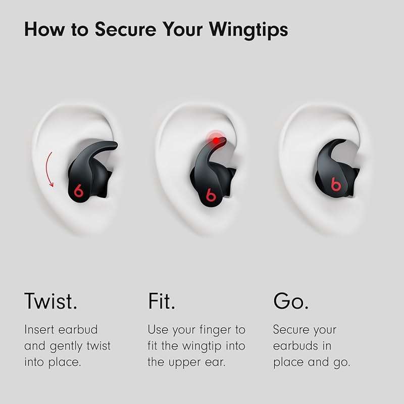 Beats Fit Pro (1st Gen) - True Wireless Noise Cancelling Earbuds - Active Noise Cancelling - Sweat Resistant Earphones, Compatible with Apple & Android, Class 1 Bluetooth® - Sage Gray - Image 4