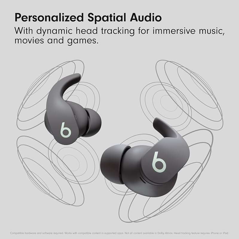 Beats Fit Pro (1st Gen) - True Wireless Noise Cancelling Earbuds - Active Noise Cancelling - Sweat Resistant Earphones, Compatible with Apple & Android, Class 1 Bluetooth® - Sage Gray - Image 5