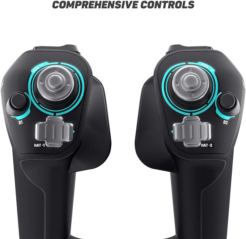 Turtle Beach VelocityOne Flight Universal Control System - Xbox Series X & Xbox Series S, Xbox One & Windows 10 & 11 PCs with Yoke Handle, Throttle Quadrant, Trim Wheel & Rudder Controls - Image 13