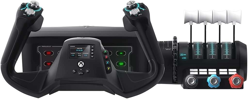 Turtle Beach VelocityOne Flight Universal Control System - Xbox Series X & Xbox Series S, Xbox One & Windows 10 & 11 PCs with Yoke Handle, Throttle Quadrant, Trim Wheel & Rudder Controls - Image 17