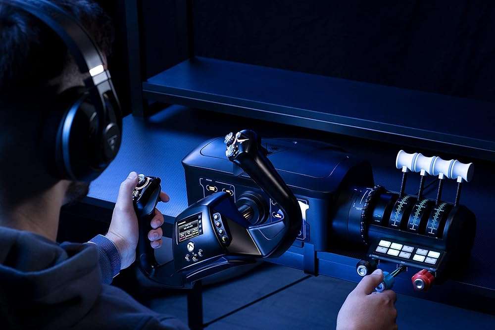 Turtle Beach VelocityOne Flight Universal Control System - Xbox Series X & Xbox Series S, Xbox One & Windows 10 & 11 PCs with Yoke Handle, Throttle Quadrant, Trim Wheel & Rudder Controls - Image 20