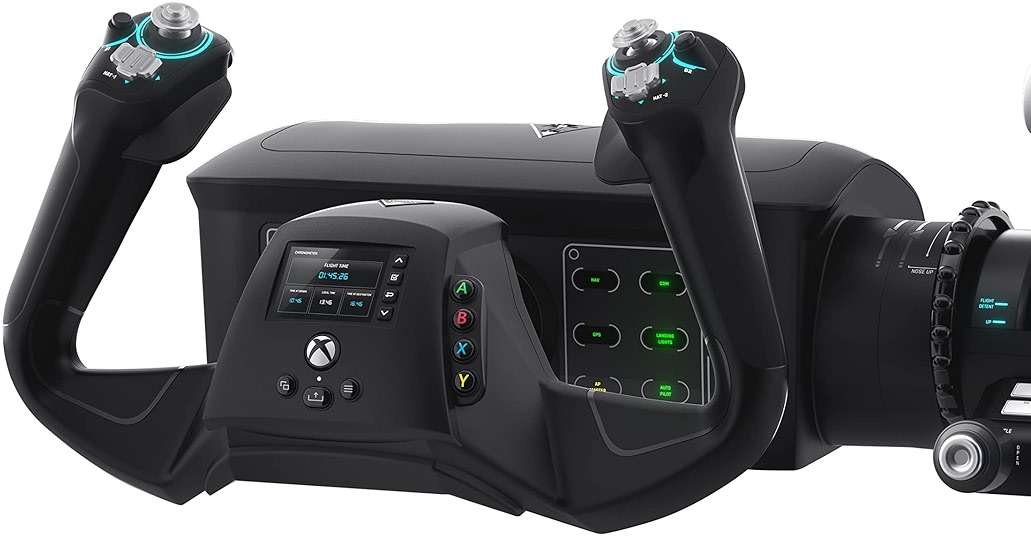 Turtle Beach VelocityOne Flight Universal Control System - Xbox Series X & Xbox Series S, Xbox One & Windows 10 & 11 PCs with Yoke Handle, Throttle Quadrant, Trim Wheel & Rudder Controls - Image 4