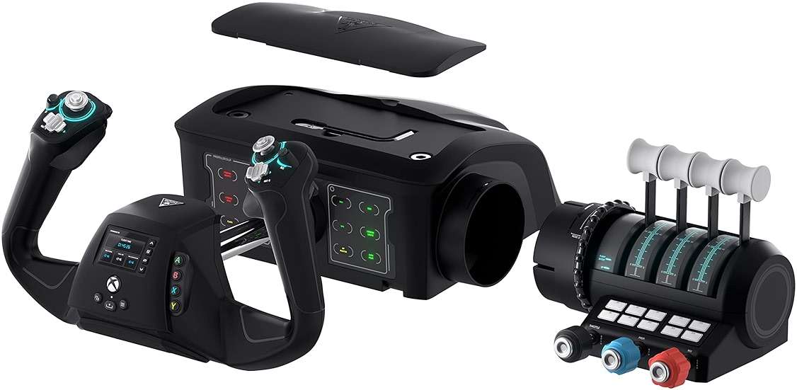 Turtle Beach VelocityOne Flight Universal Control System - Xbox Series X & Xbox Series S, Xbox One & Windows 10 & 11 PCs with Yoke Handle, Throttle Quadrant, Trim Wheel & Rudder Controls - Image 5