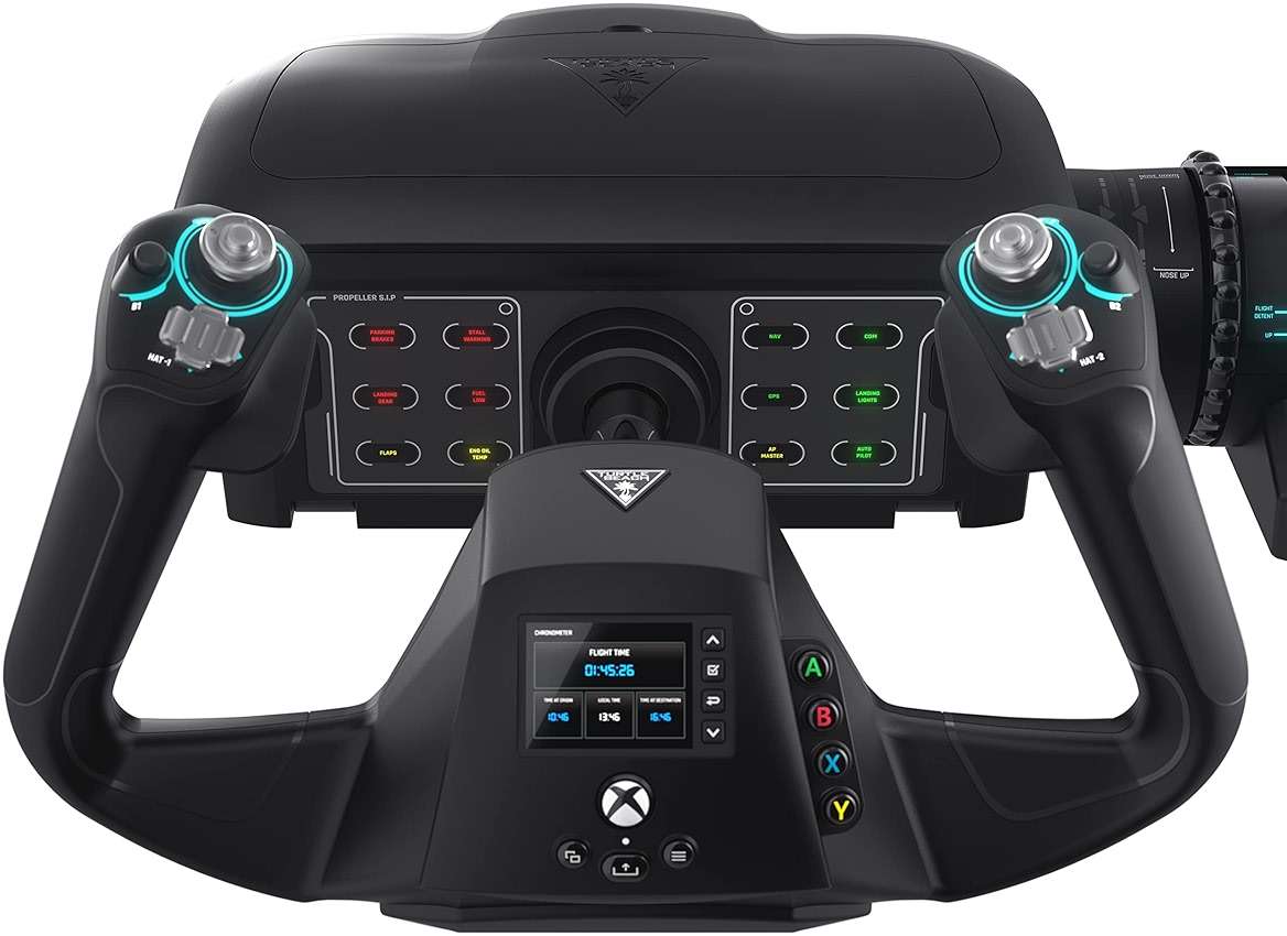Turtle Beach VelocityOne Flight Universal Control System - Xbox Series X & Xbox Series S, Xbox One & Windows 10 & 11 PCs with Yoke Handle, Throttle Quadrant, Trim Wheel & Rudder Controls - Image 9