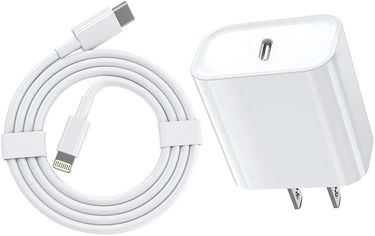 iPhone Fast Charger, 20W[Apple MFi Certified] USB Type C Fast Charging Block Power Delivery Lightning Charger with 3.3ft Lightning Cable for iPhone 13 Pro Max Mini 12 Pro 11 XS X XR - Image 1