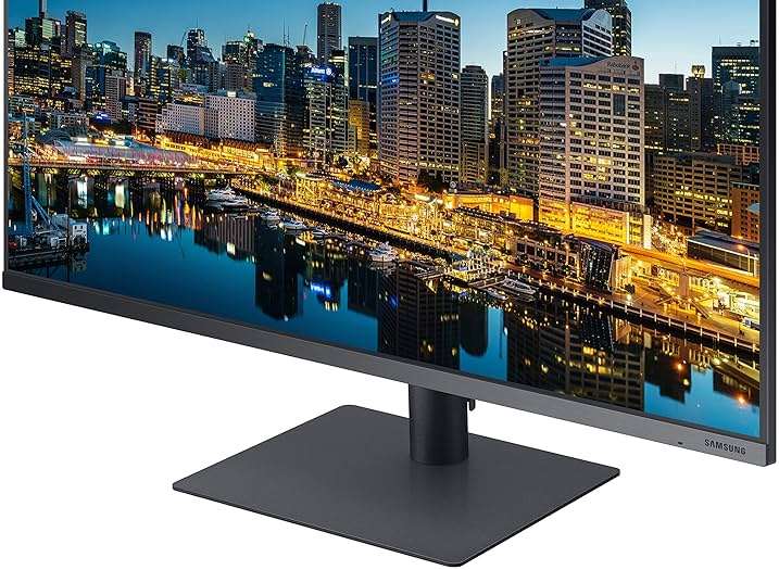 Samsung TU87F Series 32-Inch Viewfinity 4K UHD Pro Monitor, VA Panel, 60Hz, 5ms, HDR10, sRGB, HDMI, Dual 4K Display, Fully Adjustable Stand, Eye Saver Mode (LF32TU874VNXGO) Dark Blue Gray - Image 11