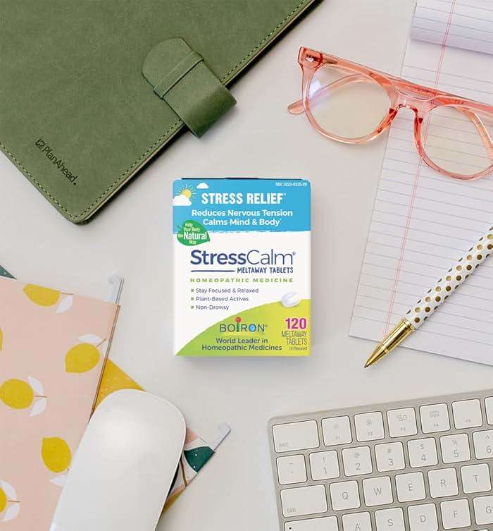 Boiron StressCalm Tablets for Relief of Stress, Anxiousness, Nervousness, Irritability, and Fatigue - 120 Count - Image 6
