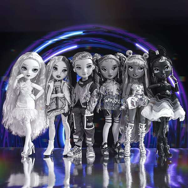 Rainbow High Shadow Series 1 Luna Madison- Grayscale Fashion Doll. 2 Metallic Grey Designer Outfits to Mix & Match, Great Gift for Kids 6-12 Years Old and Collectors - Image 2