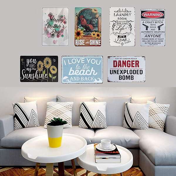 Noete Angel Wings The Moment That You Left Me My Heart Split In Two Metal Sign Vintage Retro Rustic Pub Wall Decor Art Room Decor Valentines Day Decor 8x12 Inch, black - Image 6
