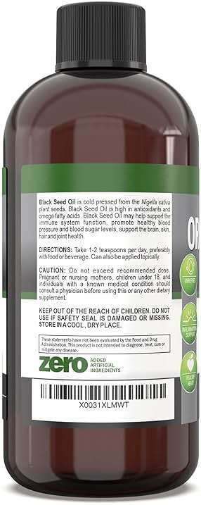 Organic Black Seed Oil - USDA Certified Organic Black Cumin Seed Oil Liquid – High Thymoquinone Content – Non-GMO and Cold-Pressed – Rich Source of Omega-6 & Omega-9 Fatty Acids - 8 Oz - Image 4