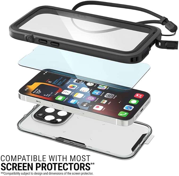 Catalyst Total Protection Case for iPhone 13 Pro Max - 5X More Waterproof iPhone 13 Pro Max Case, Highly Responsive Screen and Face id, Survives up to 65% Higher Drops Black - Image 7