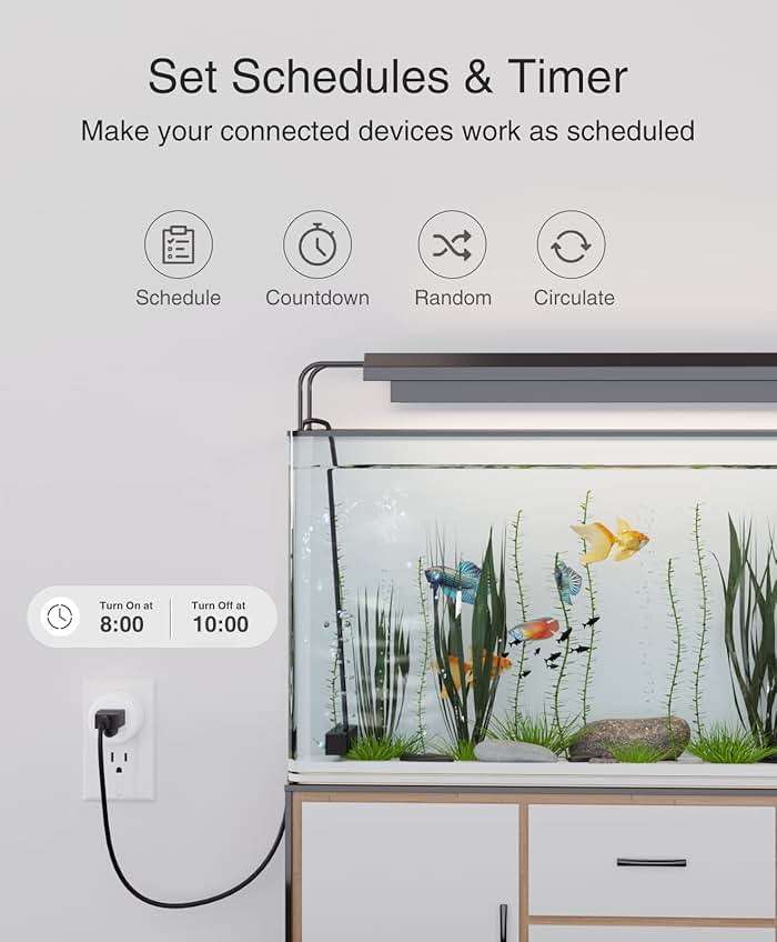 GHome Smart Mini Smart Plug Works with Alexa and Google Home, WiFi Smart Outlet Socket Remote Control Timer Function, Only 2.4GHz Network, No Hub Required, ETL FCC Listed, White - Image 4