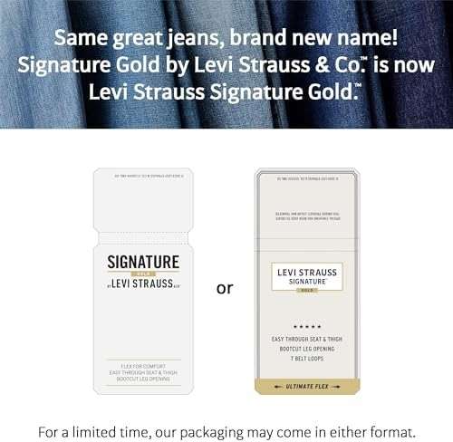 Levi Strauss Signature Gold Women's Totally Shaping Straight Jeans Mid Rise Stretch Denim Curvy (Available in Plus) - Image 6
