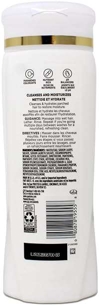 Pantene PRO-V Daily Moisture Renewal 2 in 1 Shampoo + Conditioner, 12 oz - Image 2