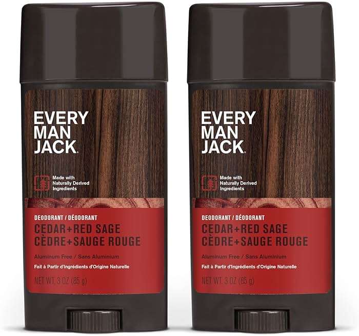 Every Man Jack Cedar + Red Sage Men’s Deodorant - Stay Fresh with Aluminum Free Deodorant For all Skin Types - Odor Crushing, Long Lasting, with Naturally Derived Ingredients - 3 oz - 2 Pack - Image 10