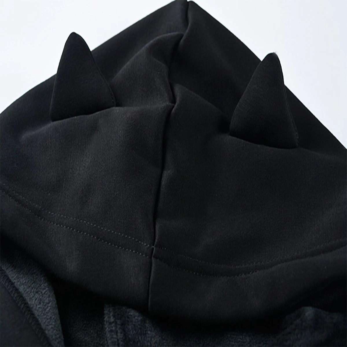 Women's Cat Ear Hoodie Pullover Long Sleeve Off Shoulder Cute Crop Top Hoodies Sweatshirt - Image 5