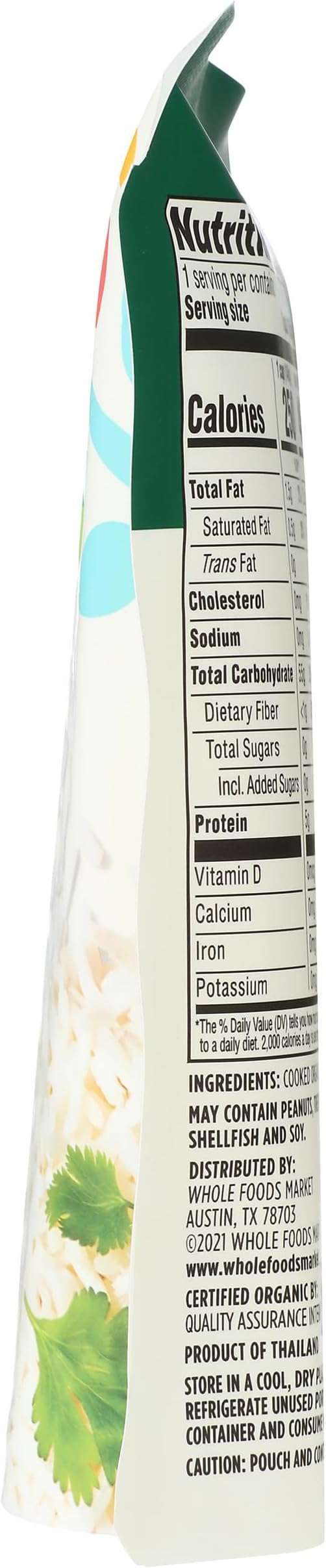 365 by Whole Foods Market, Organic Jasmine Rice, 90-Second Microwave in Pouch, 9 Ounce - Image 6