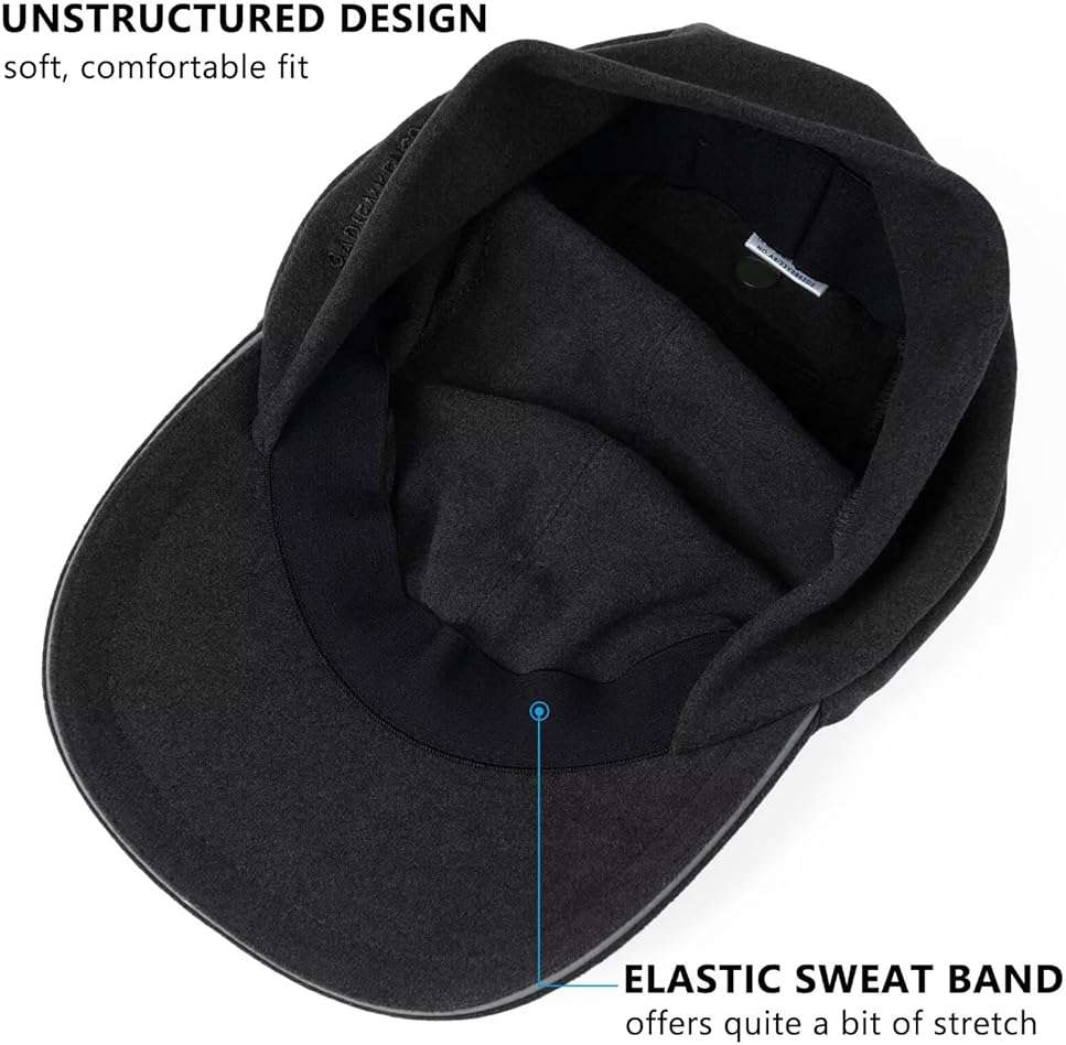 GADIEMKENSD Women's Winter Reflective Fleece Ponytail Hat with Drop Down Ear Warmer - Image 6
