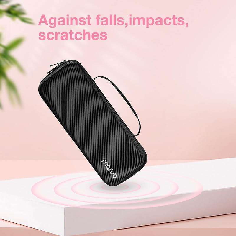 MOSISO Hard Travel Case Storage Bag Compatible with Revlon One-Step Hair Dryer Brush 1.0 & Plus 2.0, EVA Carrying Case Cover Protective Hard Shell Sleeve with Hot Air Brush Pouch, Black - Image 7
