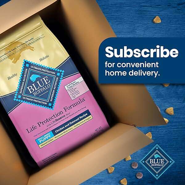 Blue Buffalo Life Protection Formula Small Breed Puppy Dry Dog Food with DHA, Vital Nutrients & Antioxidants, Made with Natural Ingredients, Chicken & Oatmeal Recipe, 5-lb Bag - Image 11