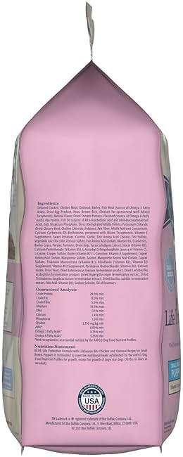 Blue Buffalo Life Protection Formula Small Breed Puppy Dry Dog Food with DHA, Vital Nutrients & Antioxidants, Made with Natural Ingredients, Chicken & Oatmeal Recipe, 5-lb Bag - Image 12
