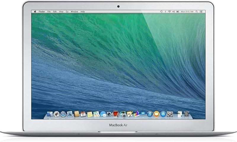 Apple Mid 2017 MacBook Air with 2.2GHz Intel Core i7, 13-inch, 8GB RAM, 128GB SSD, Silver (Renewed) - Image 1