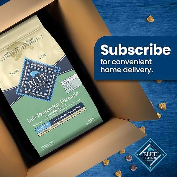 Blue Buffalo Life Protection Formula Lamb & Oatmeal Puppy Dry Dog Food with DHA & ARA, Supports Immunity with Antioxidant-Rich LifeSource Bits, Promotes Healthy Muscles & Strong Bones, 5 lbs. - Image 11