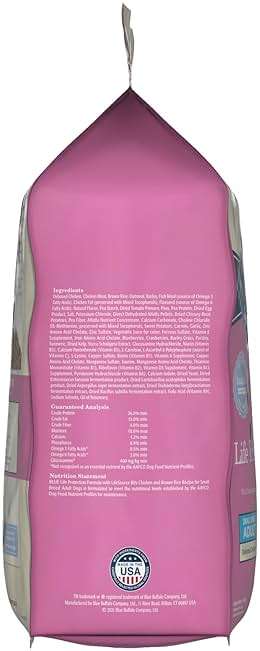 Blue Buffalo Life Protection Formula Chicken & Brown Rice Small Breed Adult Dry Dog Food, Supports Immunity with Antioxidant-Rich LifeSource Bits, Promotes Healthy Muscles, Skin & Coat Health, 5 lbs. - Image 4