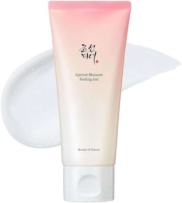 Beauty of Joseon Apricot Blossom Peeling Gel Soft Exfoliating Face and Body Scrub Dead Skin Cells Remover for All Skin Types, Korean Skincare for Men Women, 100ml, 3.38 fl.oz - Image 1