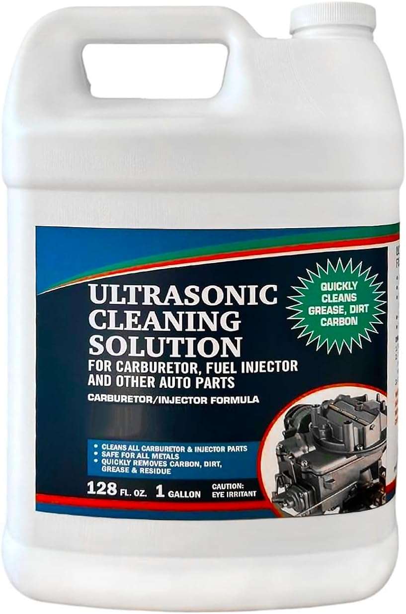 NORTHWEST ENTERPRISES Ultrasonic Cleaner Solution for Carburetors and Engine Parts. Concentrated Washing Compound for use in Ultrasonic Machines and Immersion Washers - Automotive Fluid (1 Gallon) - Image 1