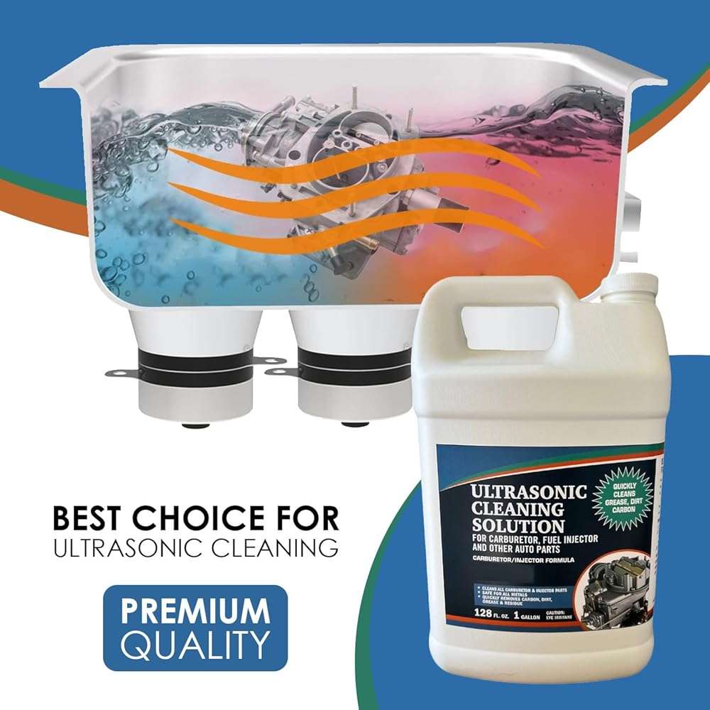 NORTHWEST ENTERPRISES Ultrasonic Cleaner Solution for Carburetors and Engine Parts. Concentrated Washing Compound for use in Ultrasonic Machines and Immersion Washers - Automotive Fluid (1 Gallon) - Image 2