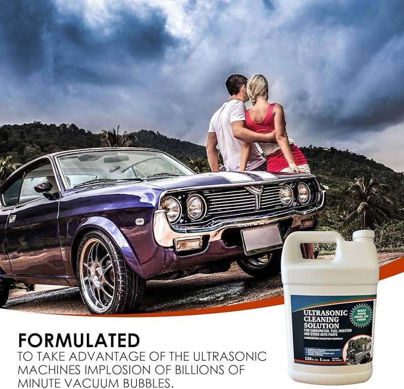 NORTHWEST ENTERPRISES Ultrasonic Cleaner Solution for Carburetors and Engine Parts. Concentrated Washing Compound for use in Ultrasonic Machines and Immersion Washers - Automotive Fluid (1 Gallon) - Image 6