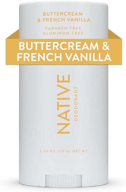 Native Deodorant Contains Naturally Derived Ingredients, 72 Hour Odor Control, Deodorant for Women and Men, Aluminum Free, Buttercream & French Vanilla 2.65oz - Image 1