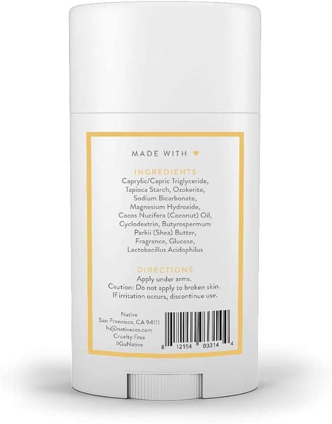 Native Deodorant Contains Naturally Derived Ingredients, 72 Hour Odor Control, Deodorant for Women and Men, Aluminum Free, Buttercream & French Vanilla 2.65oz - Image 6