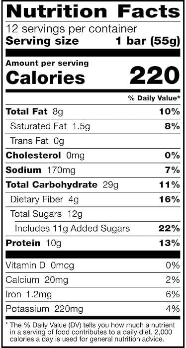 RXBAR Nut Butter and Oat Protein Bars, Protein Snacks, Snack Bars, Honey Cinnamon Peanut Butter, 23.2oz Box (12 Count) - Image 11