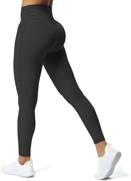 Aoxjox High Waisted Workout Leggings for Women Trinity Yoga Pants 26.5" - Image 1