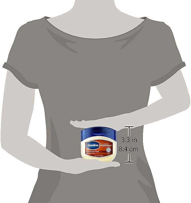 Vaseline Cocoa Butter Healing Jelly, 2-Size Variety Bundle – #1 Dermatologist-Recommended Skin Protectant, Healing Ointment for Sensitive and Dry Skin - Image 6