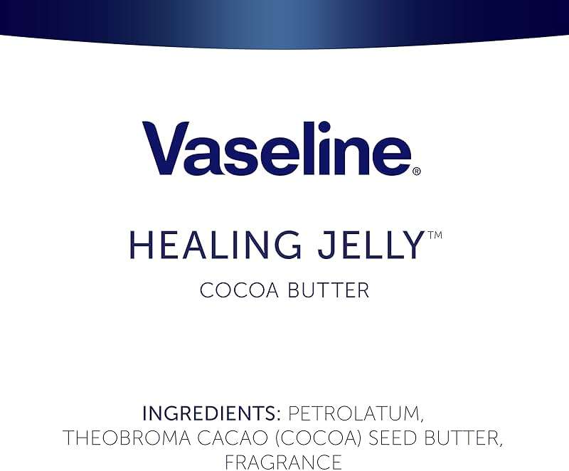 Vaseline Cocoa Butter Healing Jelly, 2-Size Variety Bundle – #1 Dermatologist-Recommended Skin Protectant, Healing Ointment for Sensitive and Dry Skin - Image 7