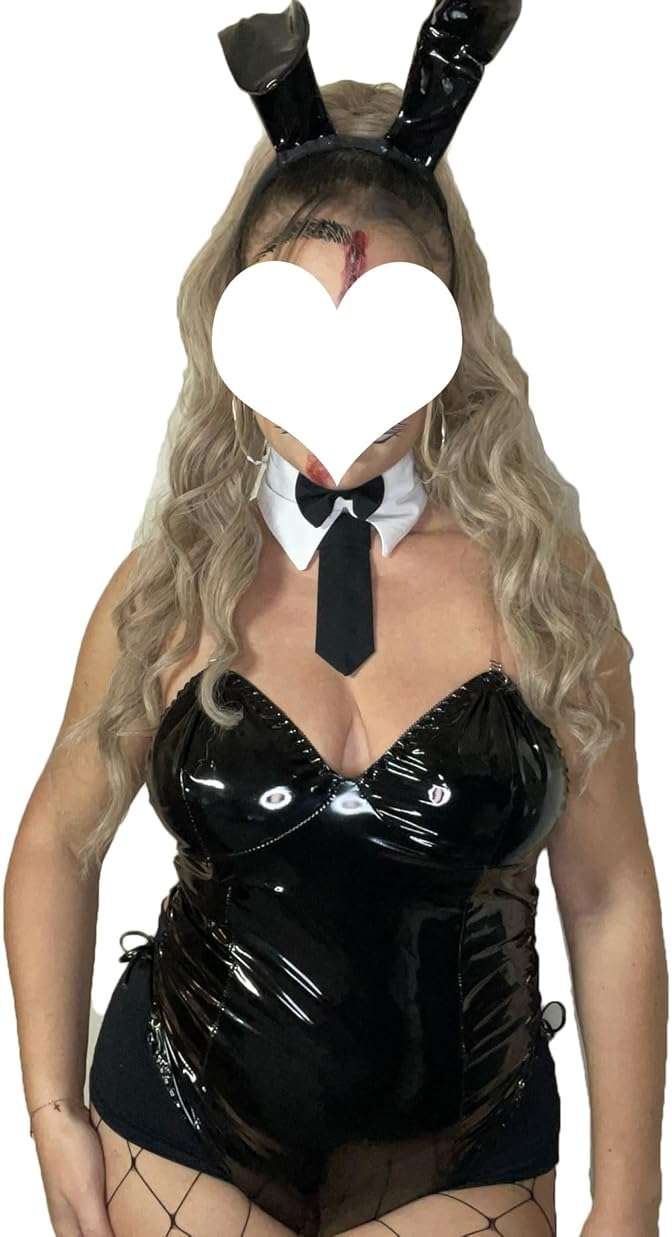 JasmyGirls Sexy Bunny Cosplay Lingerie for Women Halloween Role Playing Costumes Kawaii Femboy Clothes Anime Maid Outfit Goth Bodysuit - Image 5