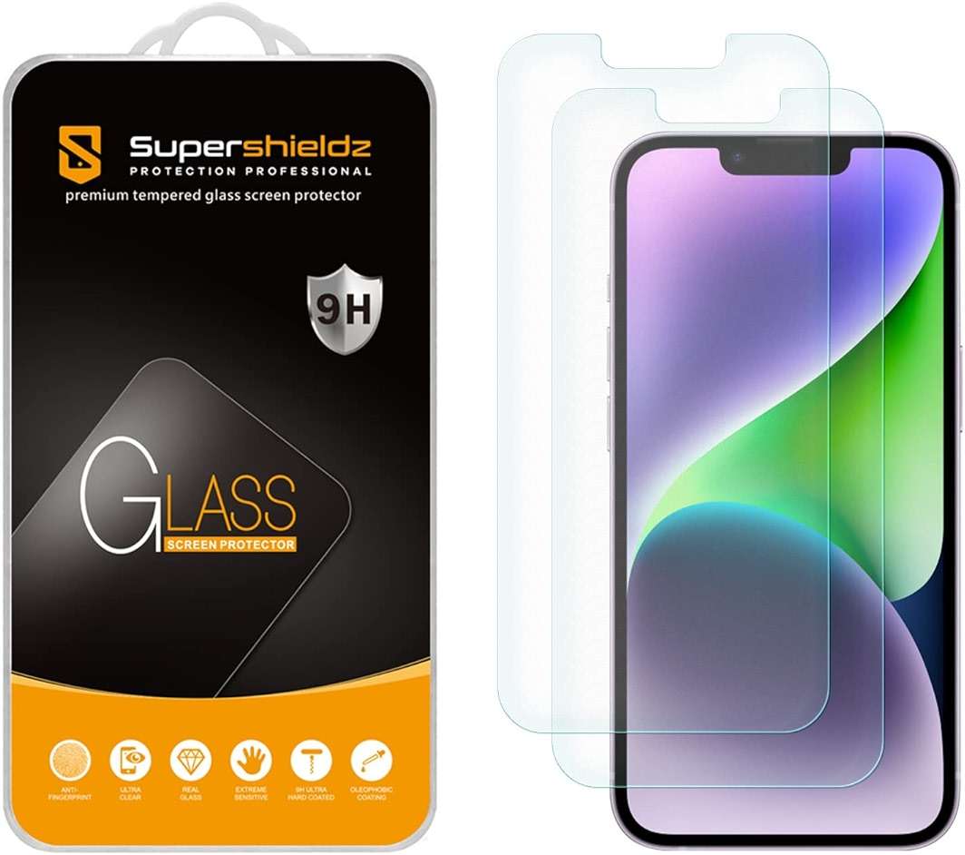 Supershieldz (2 Pack) Anti Glare (Matte) Screen Protector Designed for iPhone 17e, 16e, 14, 13, 13 Pro (6.1 inch) [Tempered Glass] Anti Fingerprint, Anti Scratch, Bubble Free - Image 1