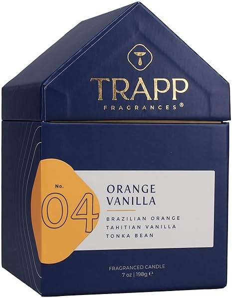 Trapp - No. 4 Orange Vanilla - 7 oz. House Box Candle - Aromatic Home Fragrance with Fruity Scent of Brazilian Orange, Tahitian Vanilla, & Tonka Bean Notes - Petrolatum Wax - Image 7