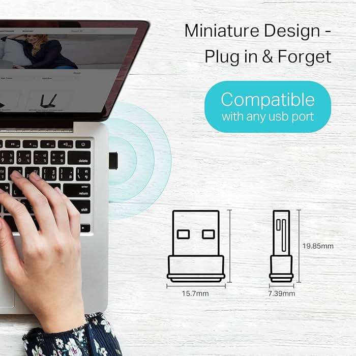 TP-Link Nano USB WiFi Adapter for PC(Archer T3U Nano)-AC1300 2.4G/5G Dual-Band Wireless Network Transceiver Adapter for Desktop PC, Travel Size, Supports Windows 11,10, 8.1, 8, 7 / up to Mac OS 10.15 - Image 3
