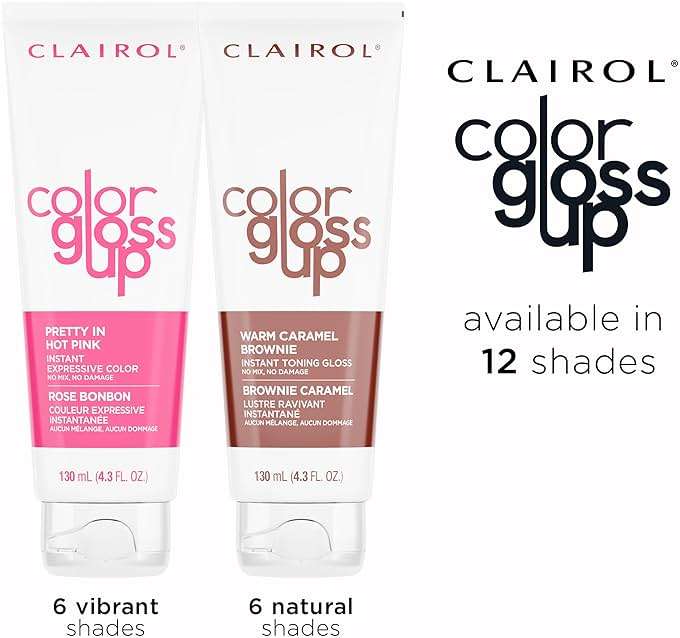 Clairol Color Gloss Up Temporary Hair Dye, Pretty In Hot Pink Hair Color, Pack of 1 - Image 4