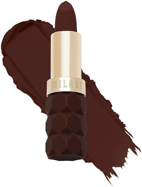 Milani Color Fetish Matte Lipstick, Hydrating Velvet Finish, Full Coverage Long Lasting, Moisturizing Cream Lip Color with Hyaluronic Acid, 0.14 oz, 460 Sensual - Image 1