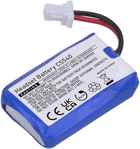 Pickle Power CS540 C054 Battery, 2 Pack 84479-01, 86180-01 Battery for Plantronics CS540 CS540A C054 Wireless Headset - Image 6