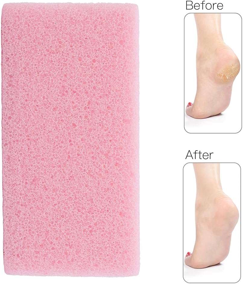 Pumice Stone for Feet, Foot Pumice Stone, Lava Foot Exfoliator Scrubber Pedicure Tools, Hard Dead Skin Remove Scrubber Callus Remover for Feet for Nail Tool Foot Scrubber Ca - Image 3
