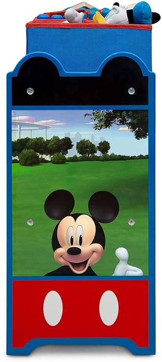 Disney Mickey Mouse Deluxe 9 Bin Design and Store Toy Organizer by Delta Children, Greenguard Gold Certified - Image 7